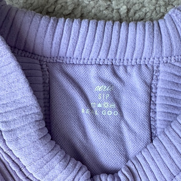 Aerie Lavender Ribbed Halter Tank - Picture 2 of 5